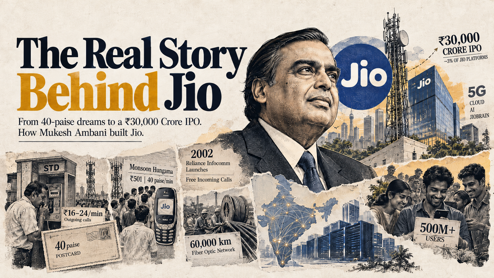 The Strategic Mind of Mukesh Ambani: How Jio Built India's Telecom Empire