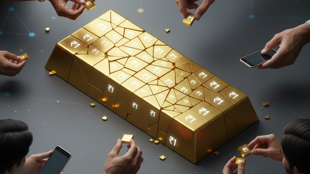 Image depicting owning gold by paying a rupee